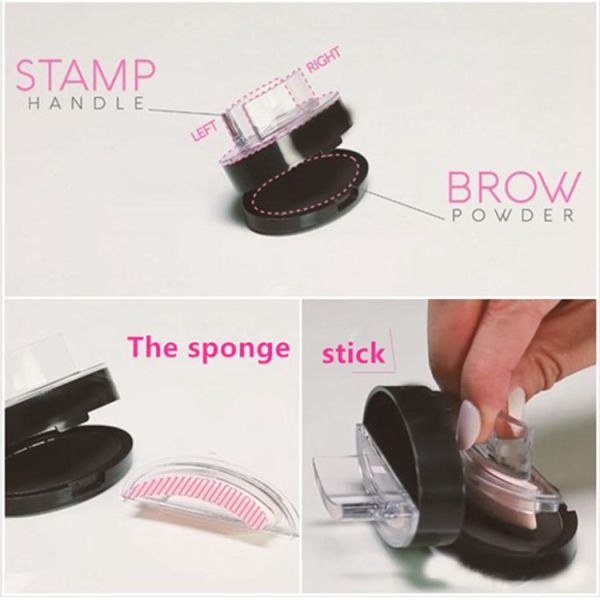 Женская печать порошка брови продуктов макияжа бровей для легкого макияжа