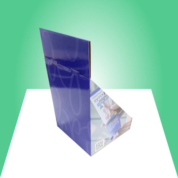 PDQ Tray Display Container with Easy Assembly Glossy Finish and Weight Capacity Up To 5 Lbs for Retail Showcasing