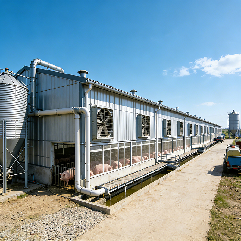 Heavy Duty Agricultural Steel Frame Building for Greenhouse Construction