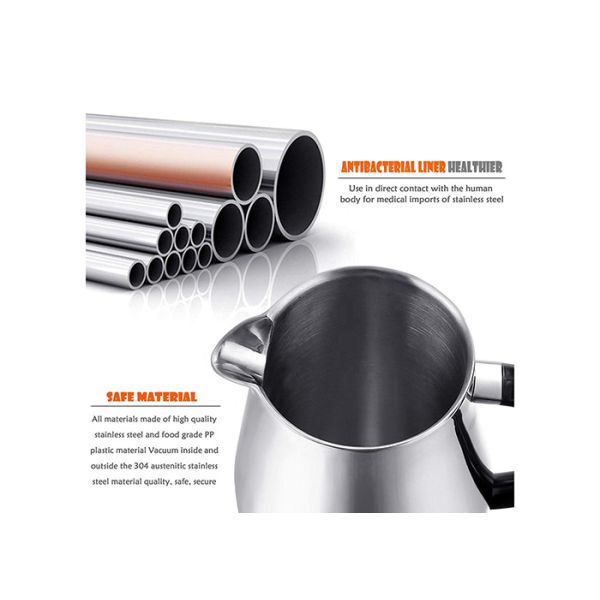 SS304 French Coffee Press Plunger Double Wall Stainless Steel Coffee Plunger 1000ml