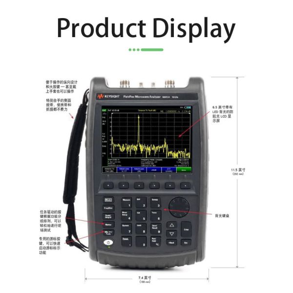 Keysight N9960A FieldFox Handheld Microwave Spectrum Analyzer with 32 GHz Frequency Range and 1 Month Warranty
