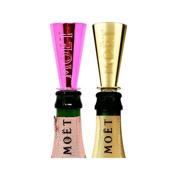 Gold Pink Plating Moet Chandon Champagne Sipper For Mini Moet Champagne 175ml