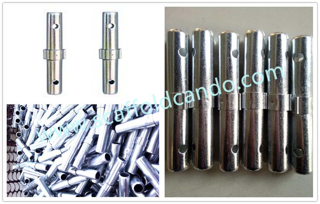 38*225mm scaffolding frame system steel joint pin Bone joint 36*225mm for connecting two main frames ladder frames