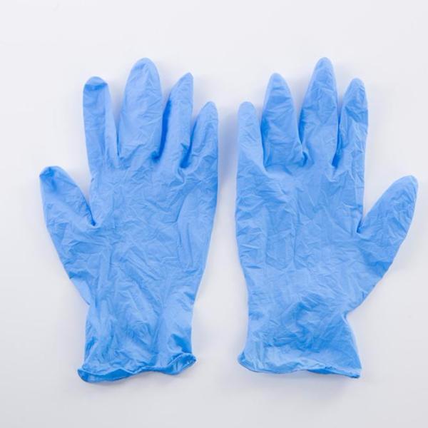 Colored Disposable Medical Gloves , Powder Free Disposable Sanitary Gloves