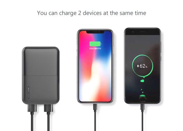 5000mAh Fast Charging Power Bank , Ultra Thin Power Bank Li Polymer Battery