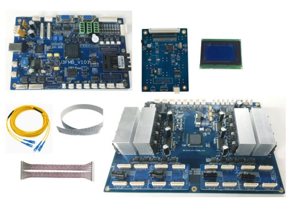 De fibra ótica placa principal do Inkjet USB3.0 I3200 quatro para a impressora oval de Digitas de matéria têxtil