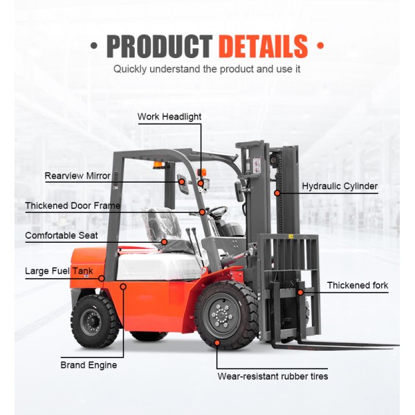 Warehouse Used Forklift 2nd Hand Material Handler Equipment