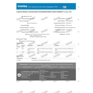 Liaocheng Liaozhuan Heavy Industry Machinery Co., Ltd. Certifications