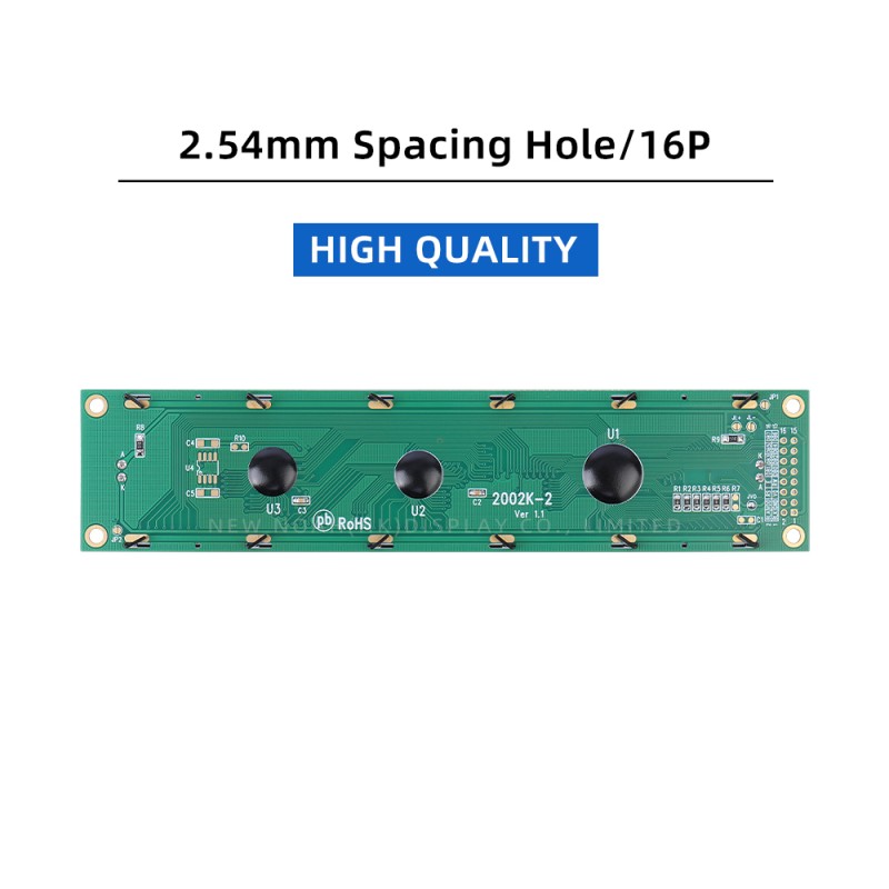 DFSTN black film 2002K-2 LCD Screen 2*20 Large Size ST7066U LED Backlit White Text 51 Microcontroller STM32