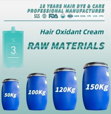 Professional Natural Hair Oxidant Cream Raw Material 1% 3% 6% 9% 12% Permanent Hair Color Peroxide Developer OEM/ODM