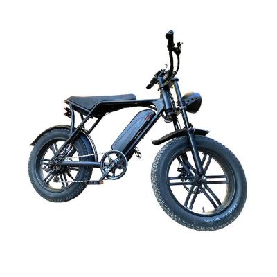 Bicycle électrique de plage de neige avec frein à double disque et batterie au lithium