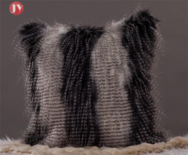Animal Print Decorative faux fur throw Pillow cover Collection for Chair Bedding Custom Size