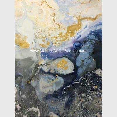 Sumário feito sob encomenda Art Soft Decorative Assemble de Art Canvas Paintings Gold Foil do sumário