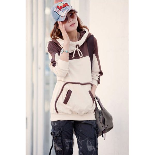 Фуфайки дам с капюшоном, таможня с 2 Pokets водоустойчивое