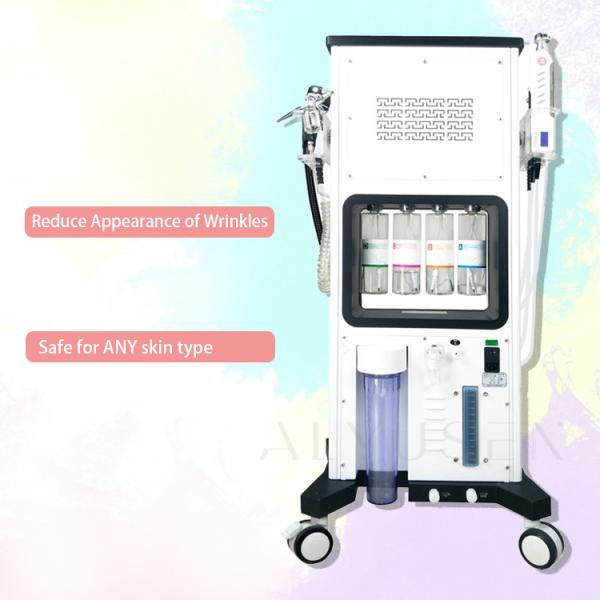 Beauty Salon Aqua Peel Facial Machine , 7 In 1 RF Hydrafacial Microdermabrasion Machine