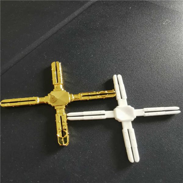 White Gold 5*8 Double Glazing Georgian Bars Flower Cross Accessories Decorative