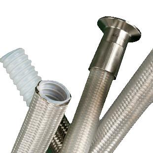 10.3MPa corrugou a tubulação de PTFE, mangueira da resistência química de 13mm