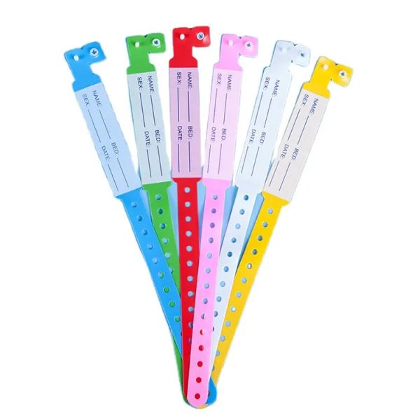 Стационарный больной детей медицинских многоразовых браслетов Wristband младенческий