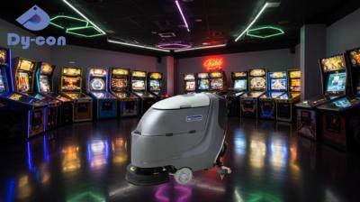 Arcade Floor Scrubber - Quick-Dry Cleaning For Gaming Centers