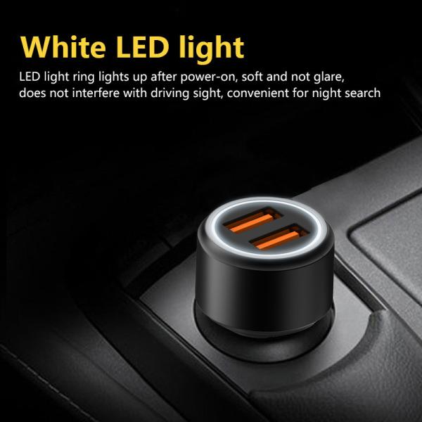 FQC18-1 Dual QC3.0 USB CAR CHARGER  Universal Compatible USB CAR CHARGER for all electronics cheap price