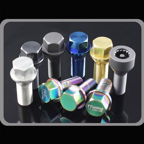 Titanium GR5 26mm Locking Wheel Bolt Grade 10.9 For BMW E Chassis