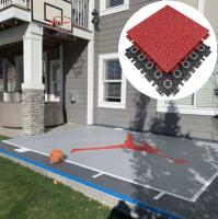 Mobile Diy Logo Interlocking Sports Flooring Mat para Basketball Outdoor Pickleball Court