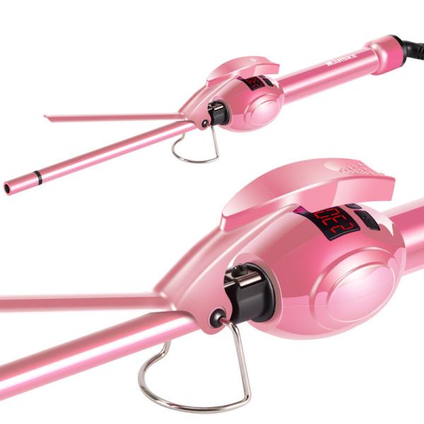 Automatic Rotating Magic Electric Hair Curler , Magic Hair Curling Iron With LCD Display