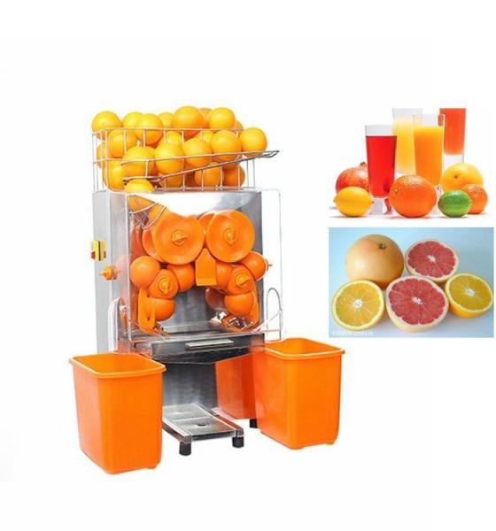Cold Press   Industrial Fresh Orange Juice Machine Extractor Lemon Slow Squeezer Peel