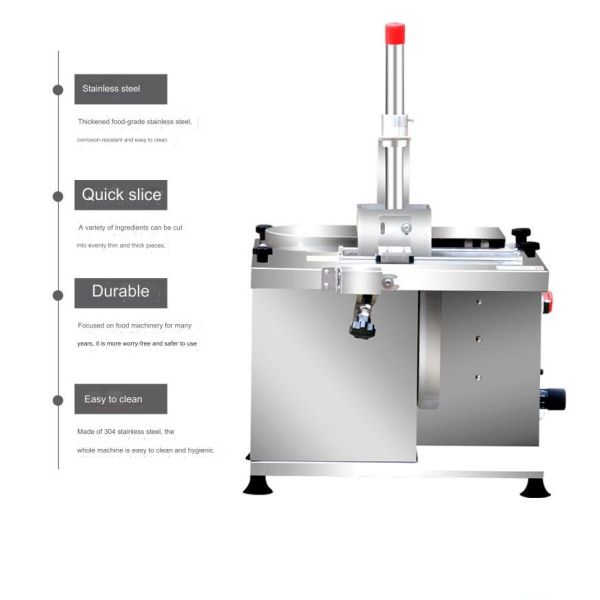 220V Automatic Efficiency Frozen Mutton Cutting Machine for Beef and Mutton Rolls