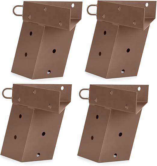 Deer Stand Brackets 4x 4, Elevator Brackets, Deer Blind Brackets, for Outdoor Hunting Platform, Elevated Deer Blinds Brackets