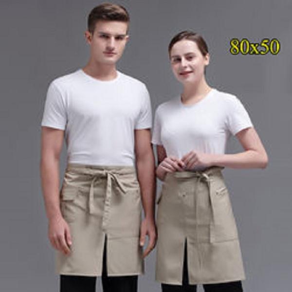 manufacture Custom Logo and Printing high quality Waist and bib unisex Apron For Kitchen Restaurant Coffee Shop Waiter Apron