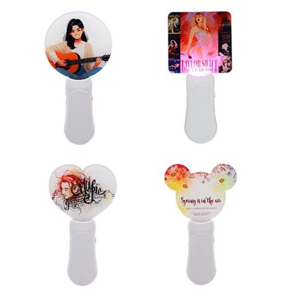 Creative Sublimation Acrylic LED Cheer Stick Blanks 7 Colors LED Cheer Stick For DIY Photo Printing