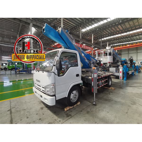 23м Китайская телескопическая суставная воздушная рабочая платформа Фабрика JIUHE Подъемная рабочая платформа 23м Кувшинный грузовик