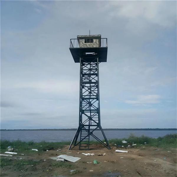 Metal Tower Guard on Prison Security Tower Watchtower Guard Tower for Fire Lookout