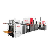 2 automatiques à grande vitesse intelligents dans 1 machine rigide de fabrication de cartons pour faire à cadeau la boîte rigide avec la vitesse 60pcs/min