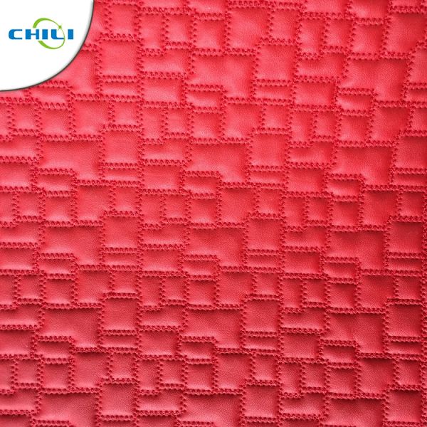 Synthetic Leather Material Embroidered Shoe leather