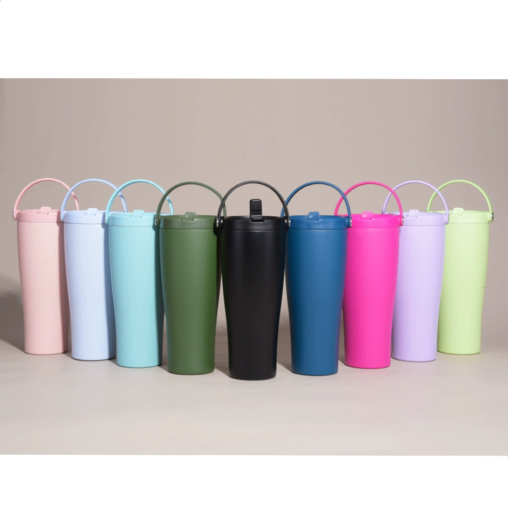 2025 Nouveau 30 oz en acier inoxydable en plein air de sport à double couche sous vide grande capacité Portable isolation tasse