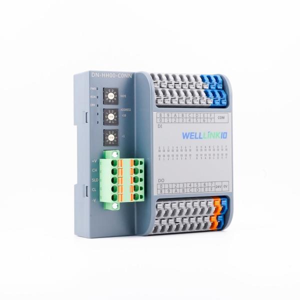 NPN niveau de signal numérique de réseau de périphériques modules IO à distance PLC 16di16do DN-HH00-C0NN