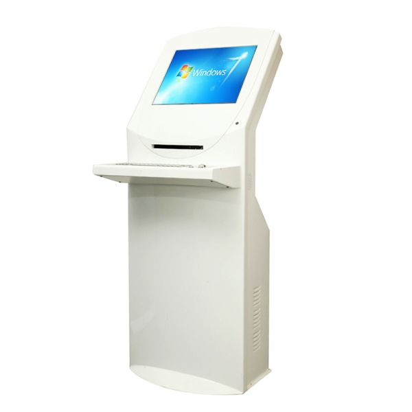 киоск обслуживания собственной личности 19 дюймов изготовленный на заказ с ориентированными на заказчика компонентами любит блок развертки штрихкода