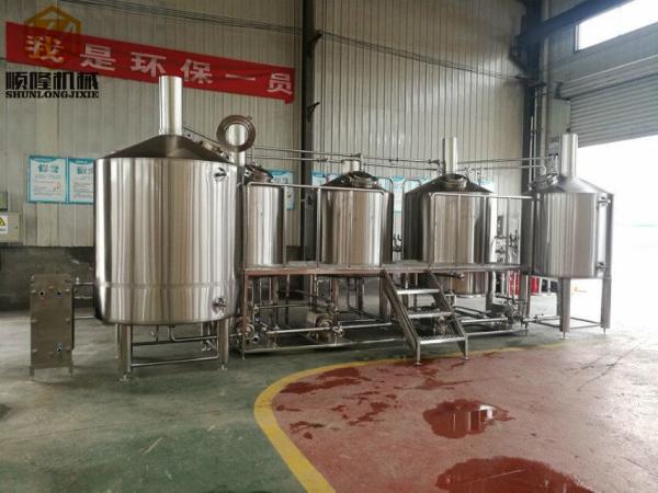 Steam Heating Micro Beer Brewing Equipment 3000L 4000L 5000L For Microbrewery