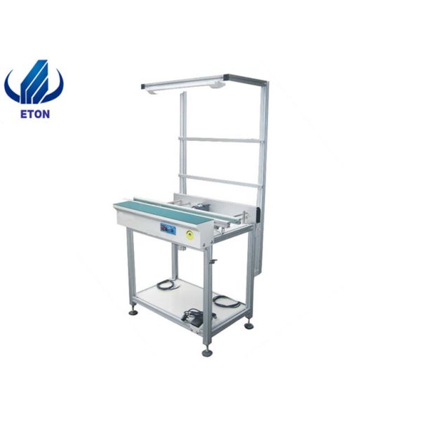 Professional Automatic PCB Conveyor Belting System with light shelf