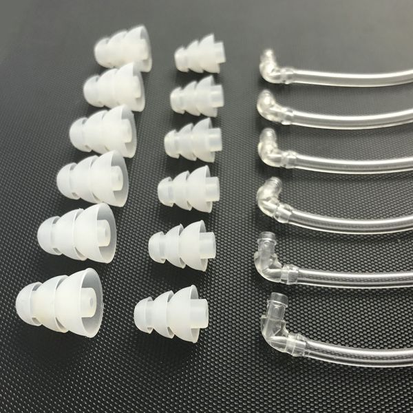 3 шапочки прозрачные мягкие формы для слуховых аппаратов ушные вкладыши ретонируют