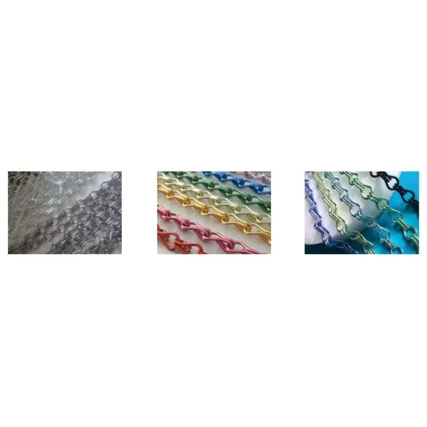 Square Hole Crimped Decorative Woven Wire Mesh For Cabinets