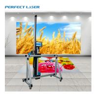 Impresora de inyección de tinta de piso digital 5D de resolución 9600dpi Control LCD de 11,6 pulgadas