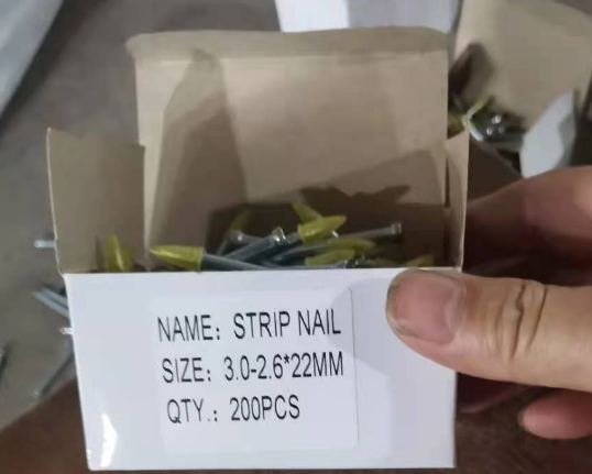 7.6mm Head Diameter Pin Clip Nail One Hole Conduit Strap for Secure Attachment to Concrete