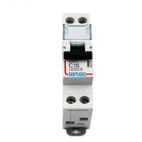 interruptor diminuto modular C de 16A MCB