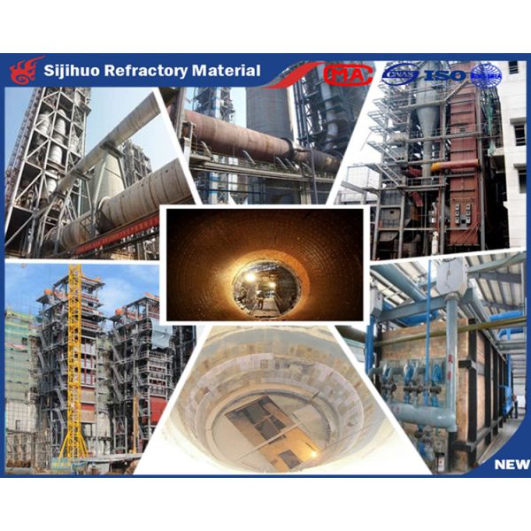 ISO9001 Certified Low Cement Refractory Castable Material for Heat Treatment Furnaces