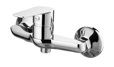 Torneira misturadora de chuveiro frio quente torneira latão monocomando cromado