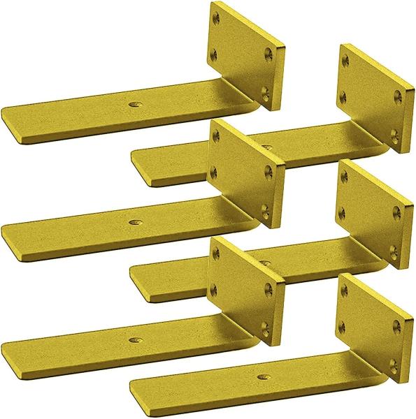 Prateleiras de parede Solução de armazenamento 6 polegadas Prateleira decorativa em estilo industrial