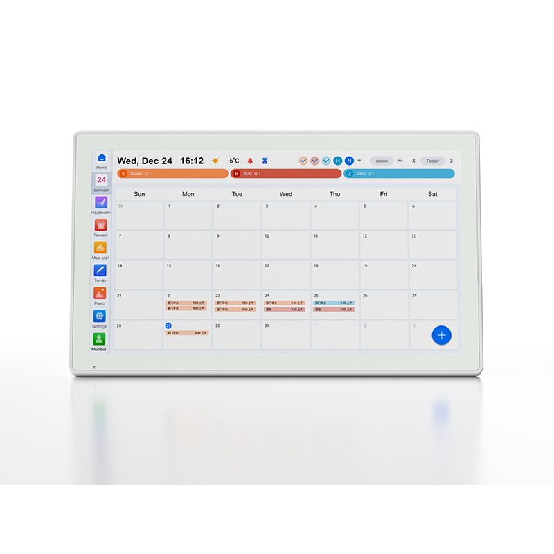15.6 inch Android digital calendar display KF08 with full HD for Smart AI control